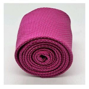 Donald Trump collection tie pink with silver dot 59.5 inch